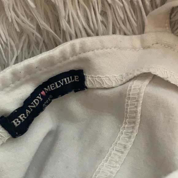 Brandy Melville White Chiyo Crop Top / Bralette - Picture 5 of 6